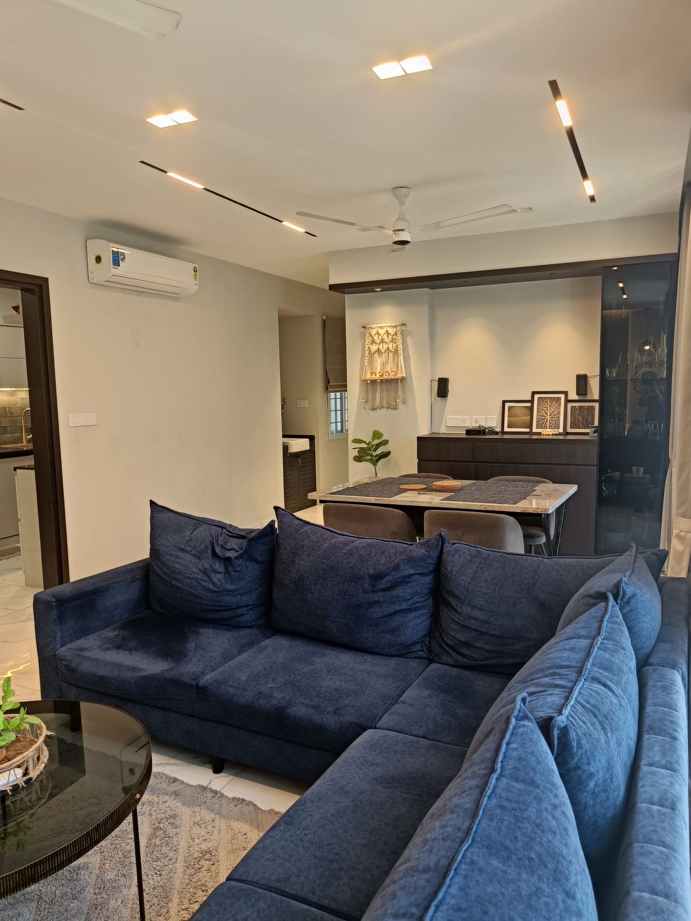 Living and dining